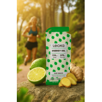 LECKA - Energy Gel - Lime Ginger